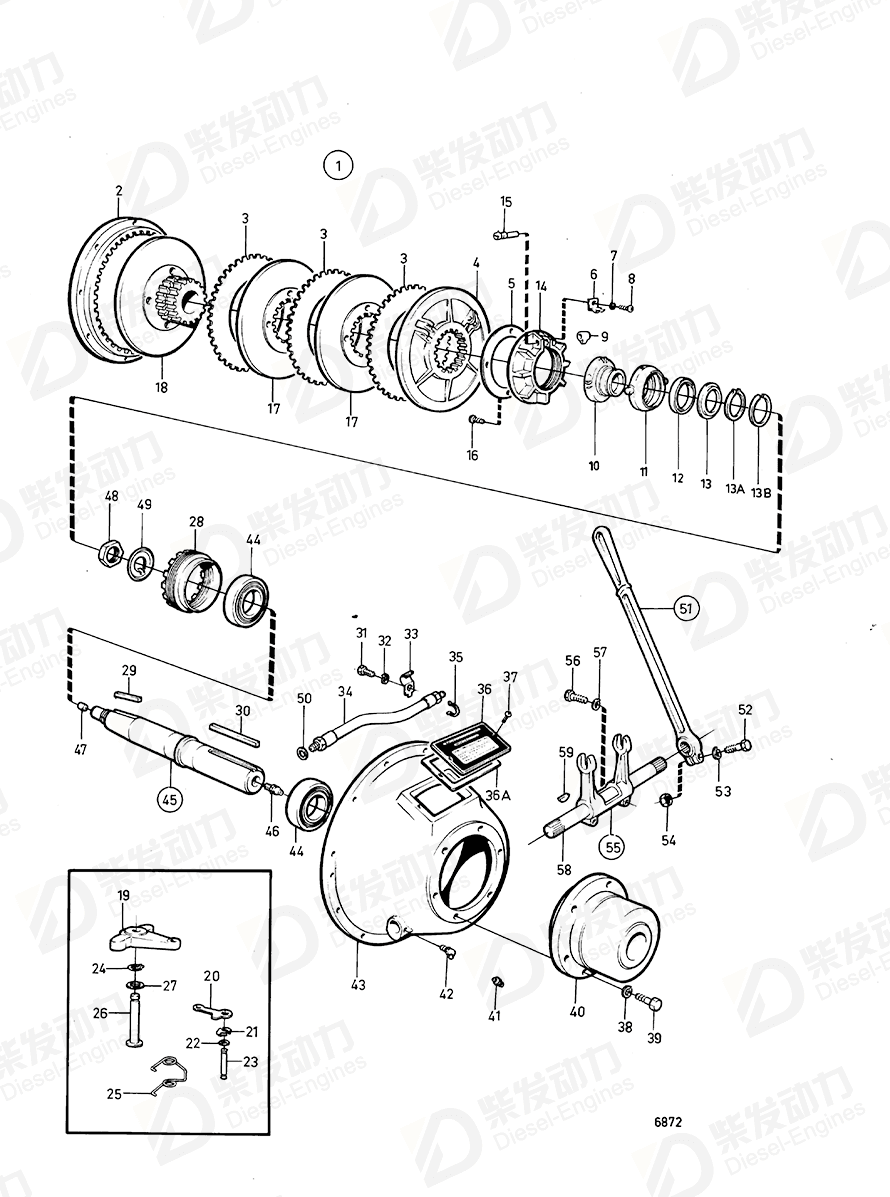 volvo penta Key 847735 Drawing volvo penta Key 847735 Drawing
